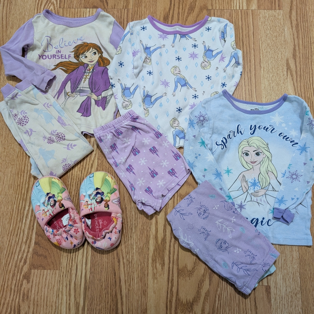 Disney Frozen Pajamas Fair Condition 3T